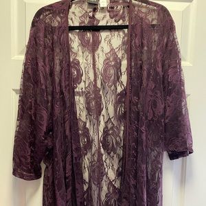 Short Lace Kimono